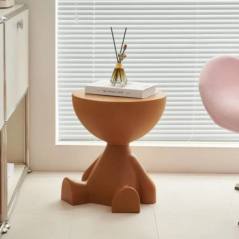 Compact Cartoon Flat‑Head Coffee Table & Household Side Table for Sofa or Bedroom