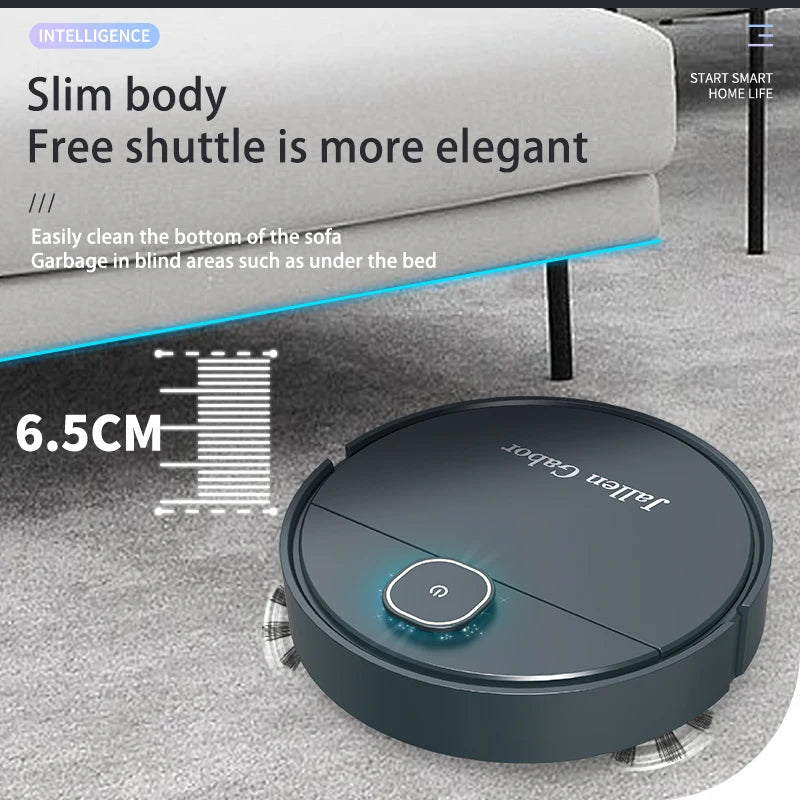 Compact 3 in 1 Smart Sweeping Robot – Wireless Cleaner for Everyday Use