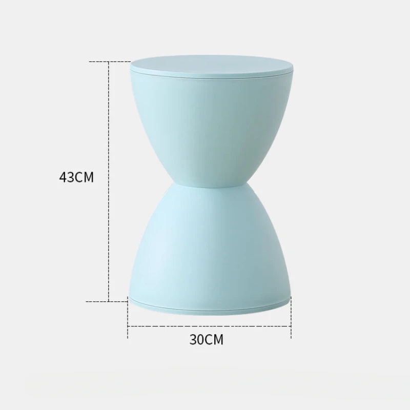 Modern Living Room Ottoman Pouf with Storage for Entryway & Shoe Changing