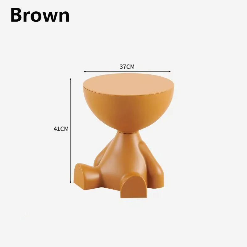 Compact Cartoon Flat‑Head Coffee Table & Household Side Table for Sofa or Bedroom
