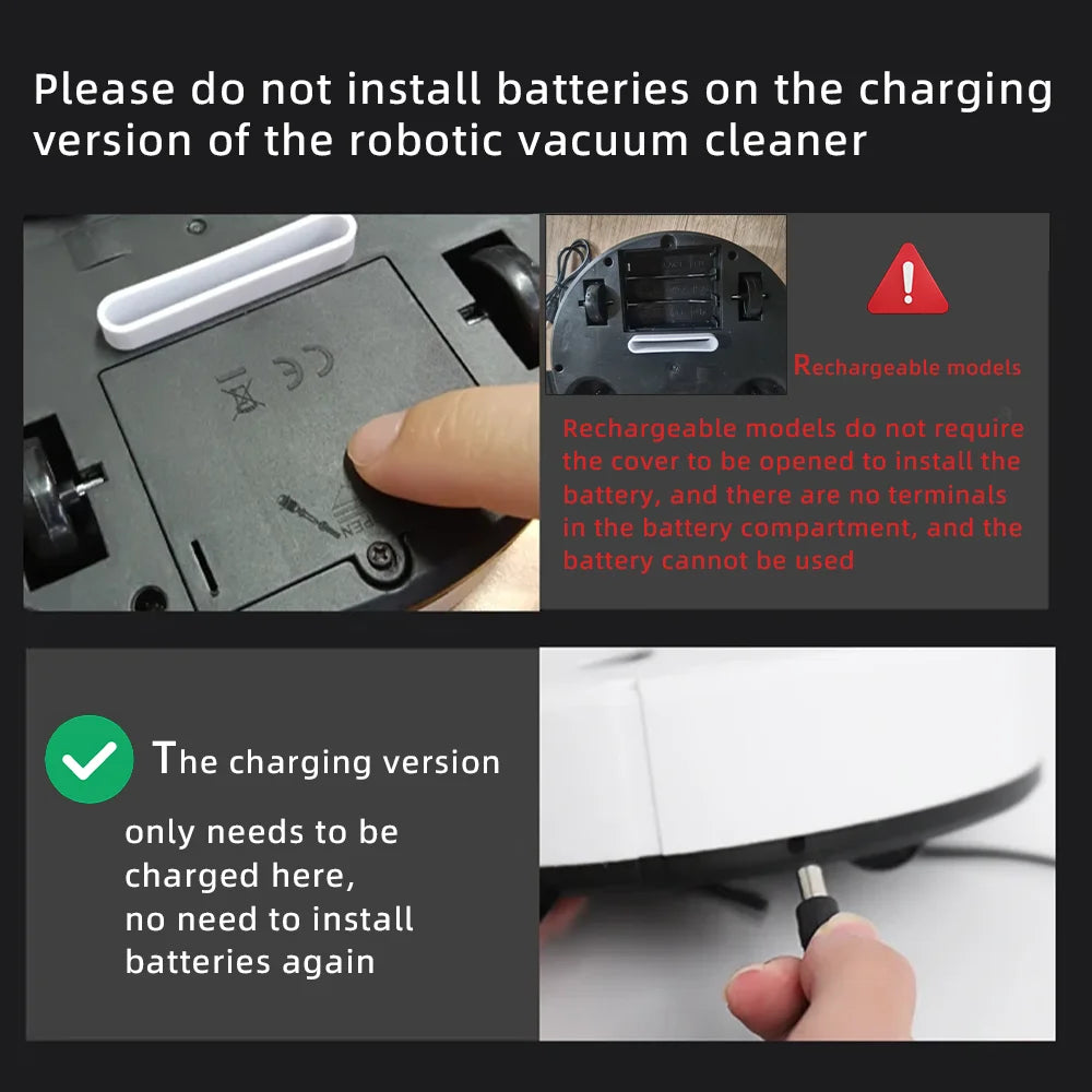 Mini 3 in 1 Robot Vacuum – Automatic Sweeper & Mop for Home Use