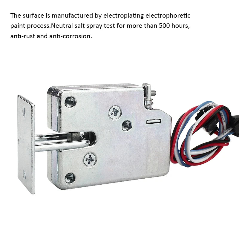 Mini DC Electric Cabinet Lock – 5V/12V/24V Solenoid Security