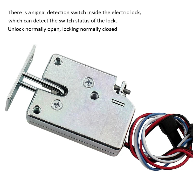 Mini DC Electric Cabinet Lock – 5V/12V/24V Solenoid Security