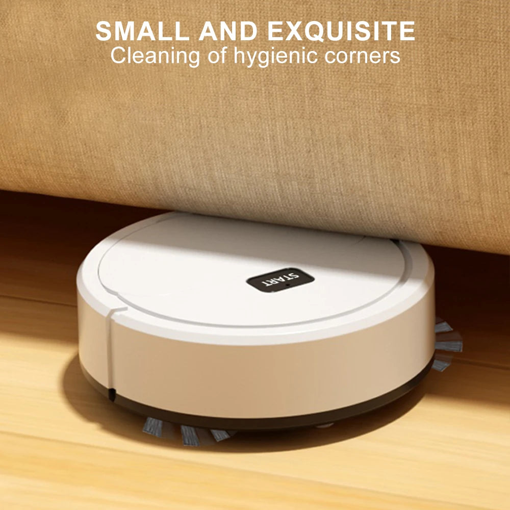 Mini 3 in 1 Robot Vacuum – Automatic Sweeper & Mop for Home Use