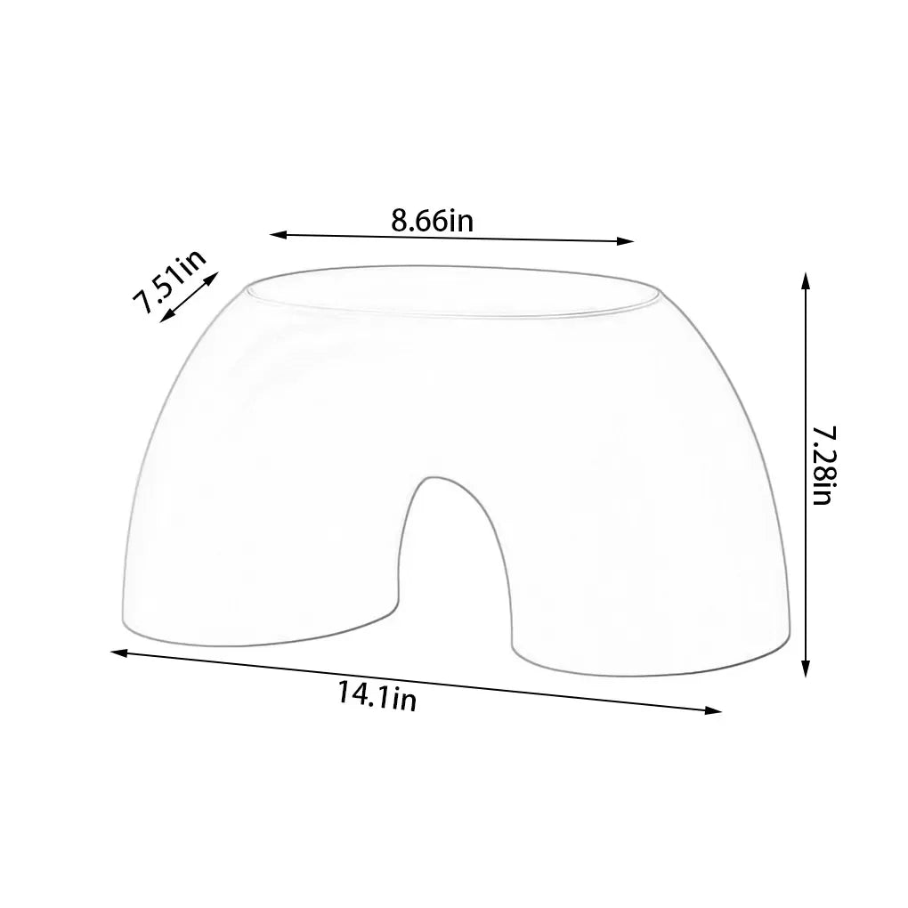 Kids Rainbow Footstool & Step Stool – Durable Plastic Seat for Living Room or Playroom