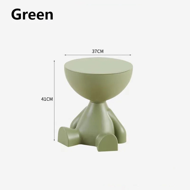 Compact Cartoon Flat‑Head Coffee Table & Household Side Table for Sofa or Bedroom