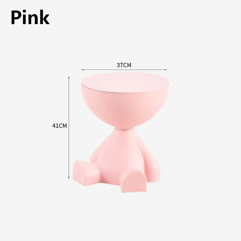 Compact Cartoon Flat‑Head Coffee Table & Household Side Table for Sofa or Bedroom