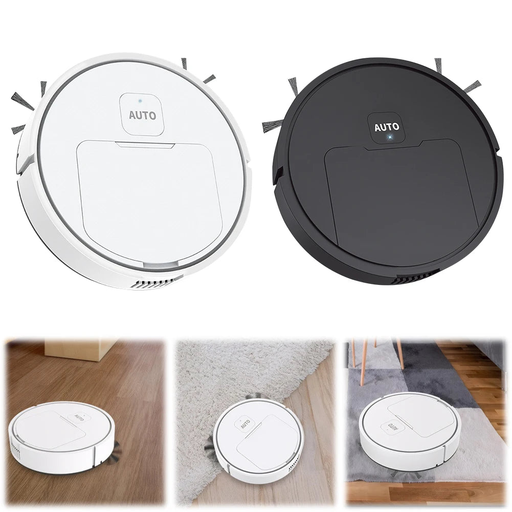Smart Sweeper Robot Vacuum – 75 Min Runtime, USB Rechargeable