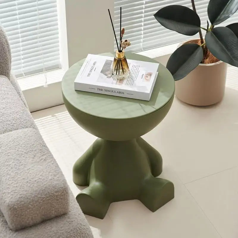 Compact Cartoon Flat‑Head Coffee Table & Household Side Table for Sofa or Bedroom