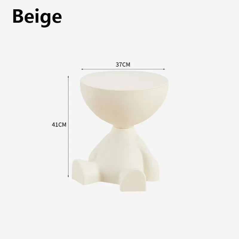 Compact Cartoon Flat‑Head Coffee Table & Household Side Table for Sofa or Bedroom