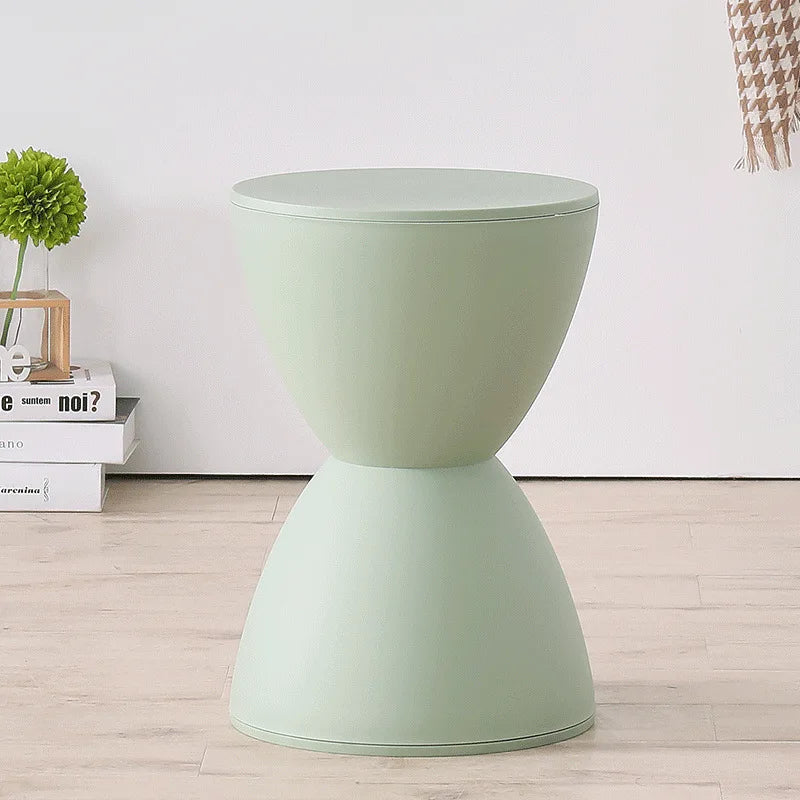 Modern Living Room Ottoman Pouf with Storage for Entryway & Shoe Changing