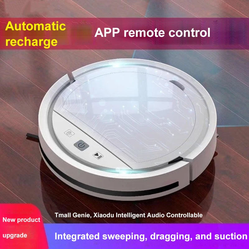 App Controlled Smart Robot Vacuum – Automatic Recharge & 3 in 1 Cleaning